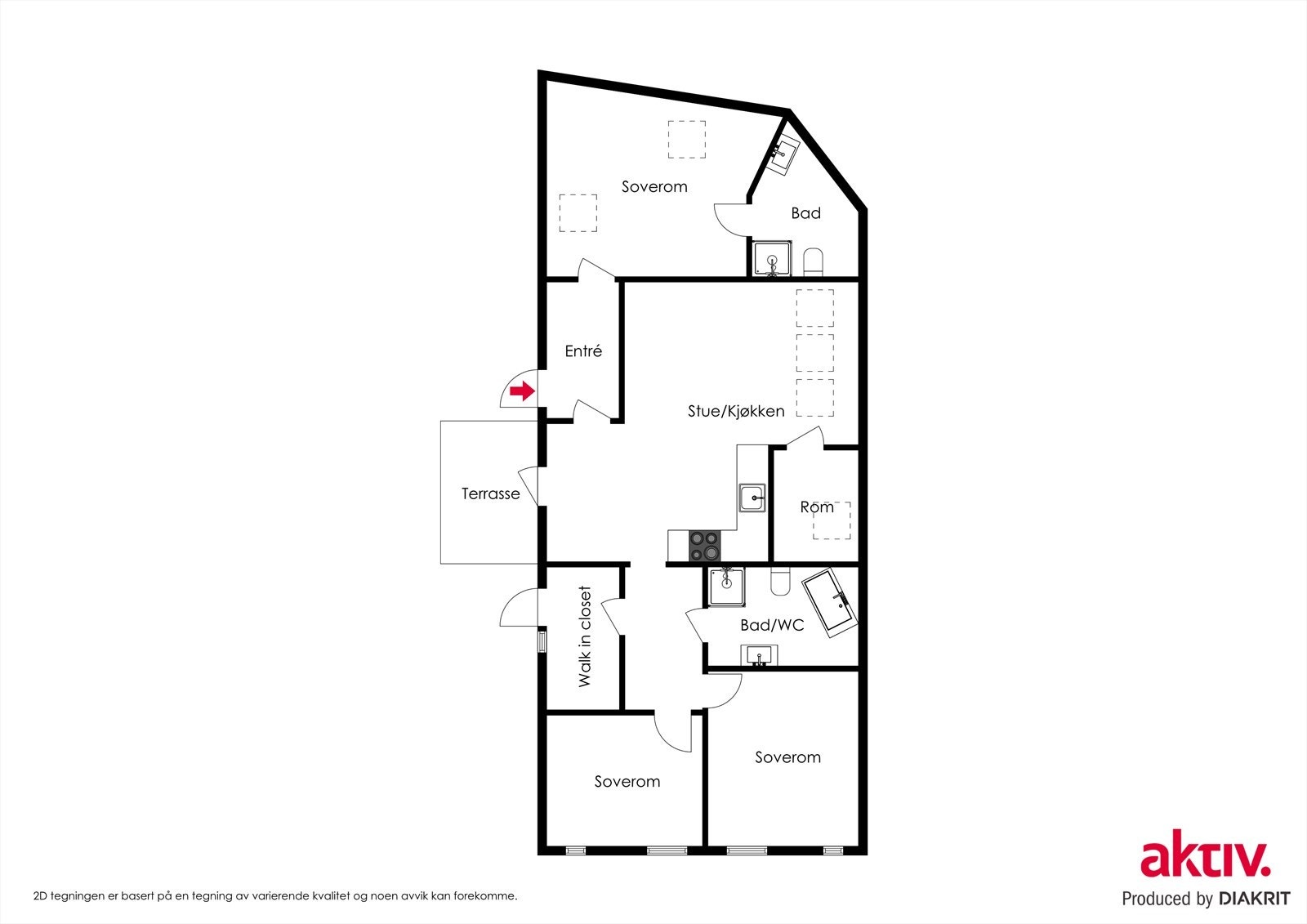 Plantegning. Galleribilde