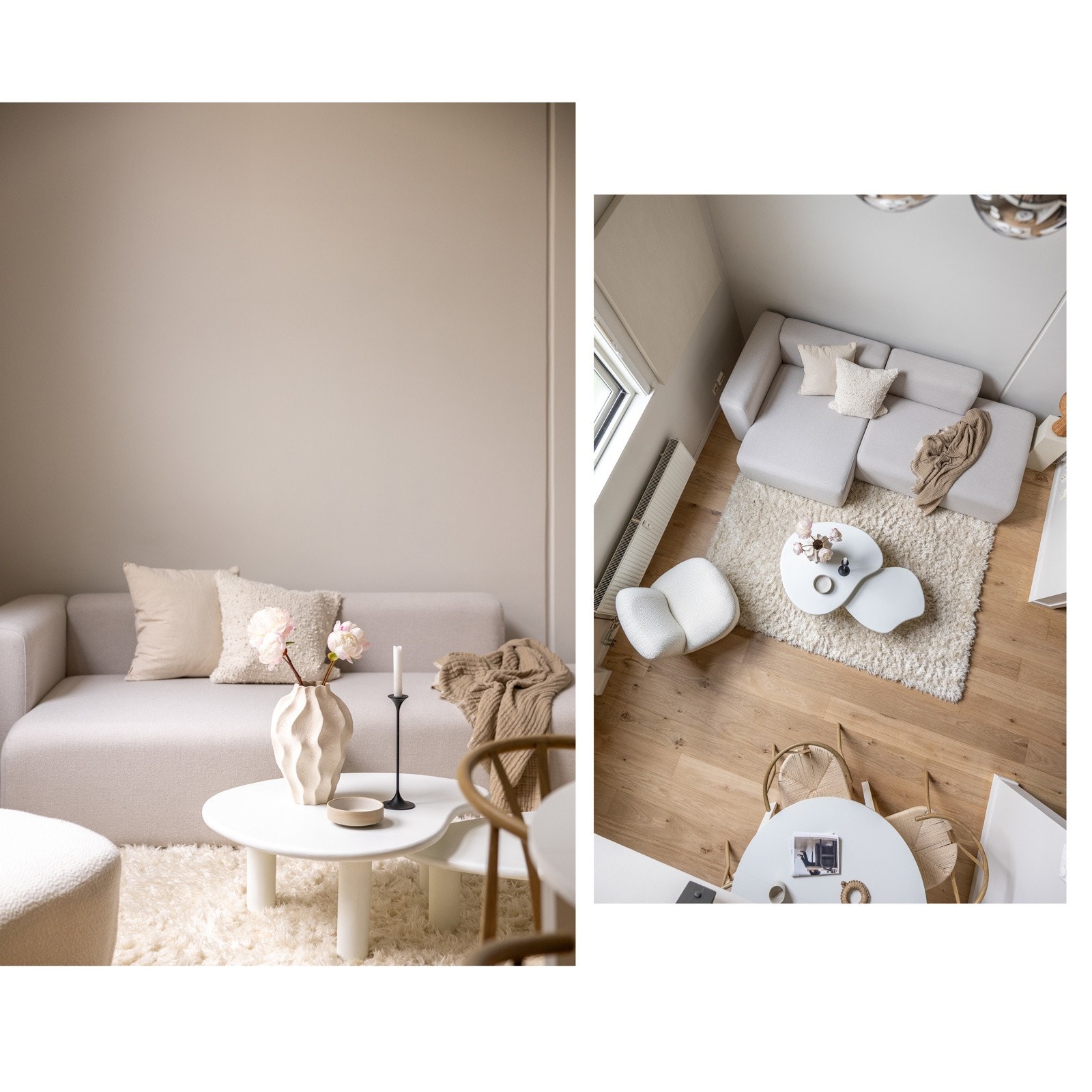 Overflatene er malt i en moderne og behagelig fargetone. Galleribilde