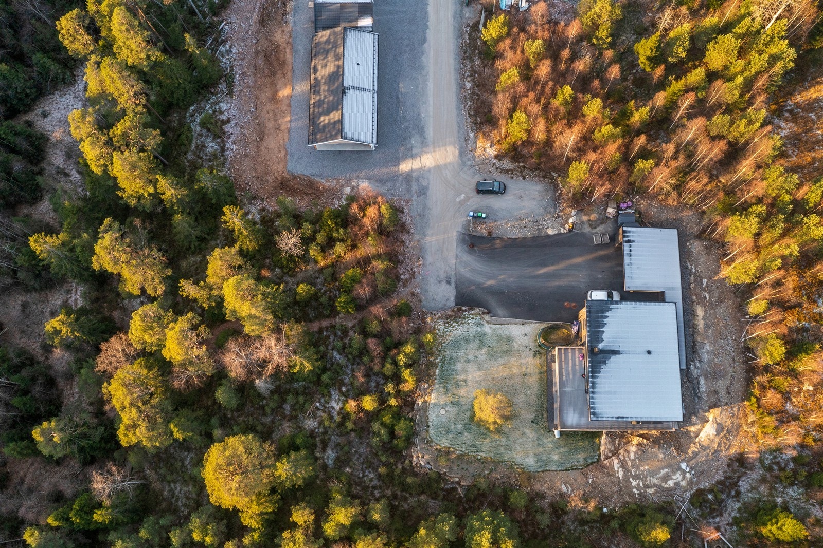 Tomten er beliggende innerst i blindvei Galleribilde