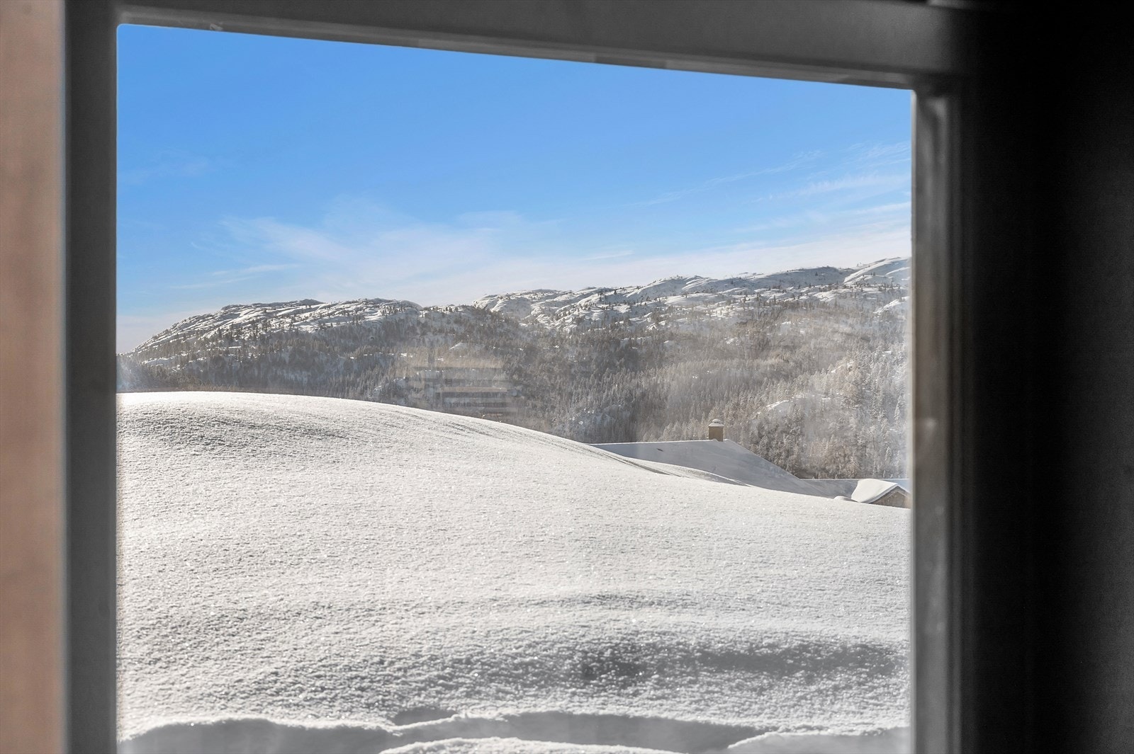 Vinterbilde - fin utsikt Galleribilde