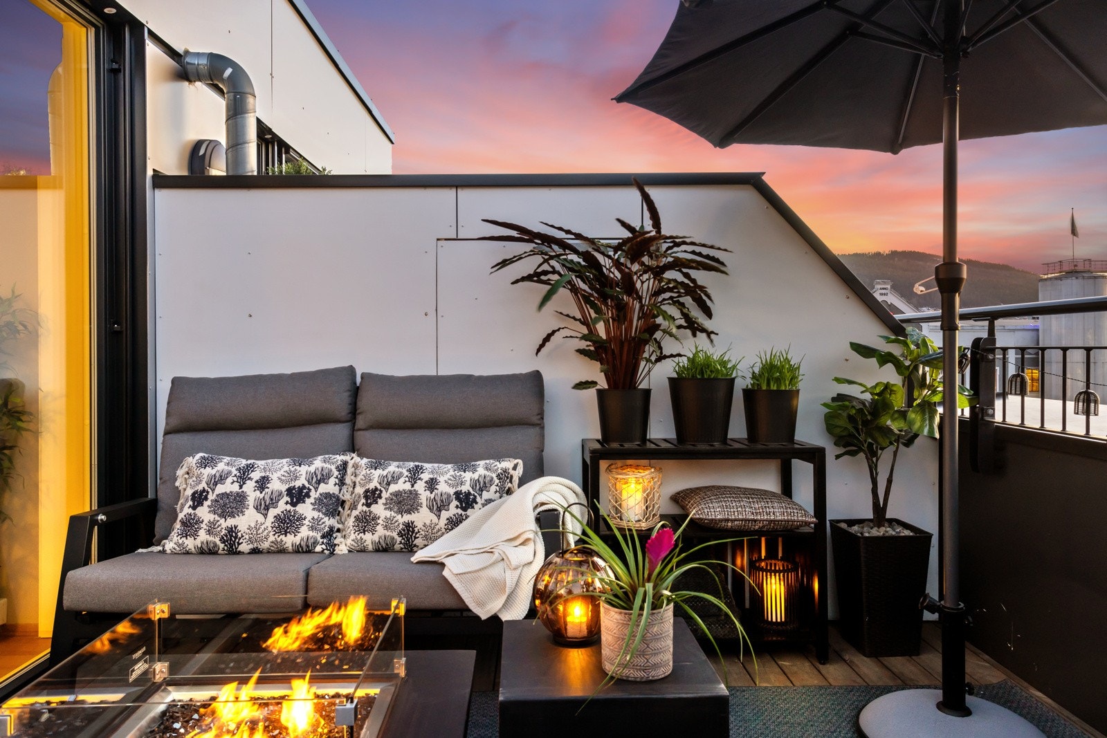 Vakker kveldsstemning Galleribilde