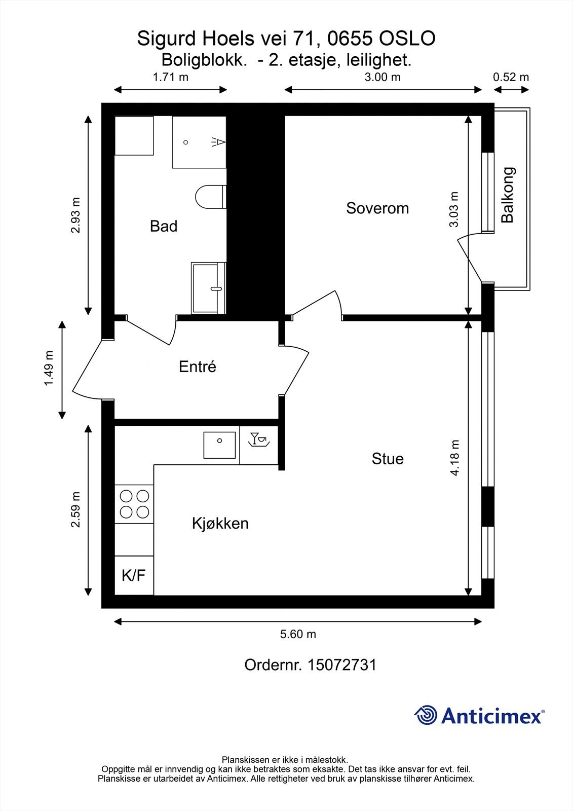 Plantegning Galleribilde