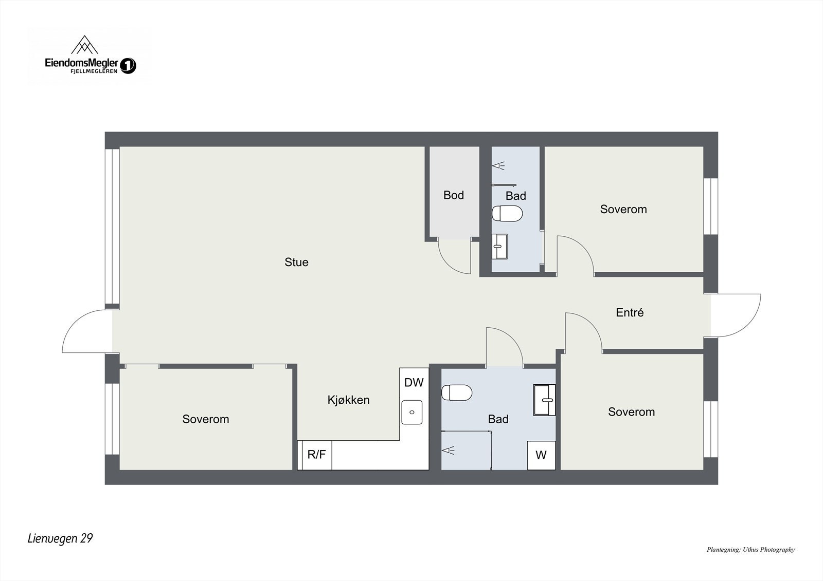 Plantegning Galleribilde