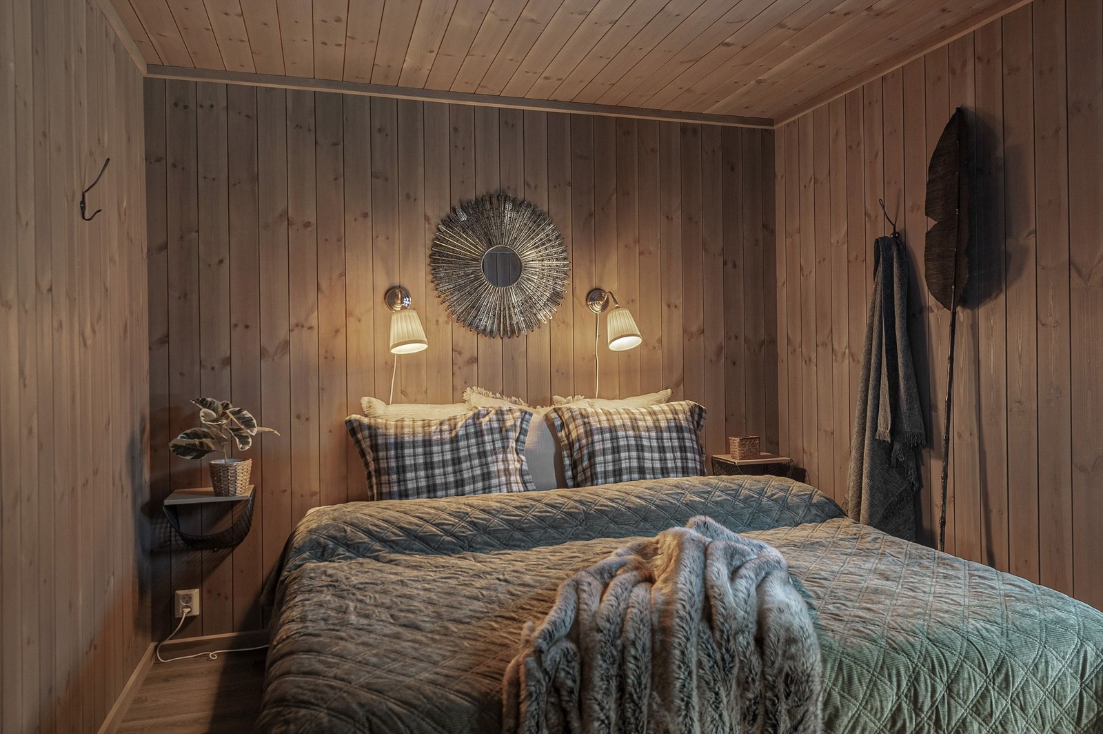 Hytta har tre soverom som gir fleksible innredningsmuligheter. Galleribilde