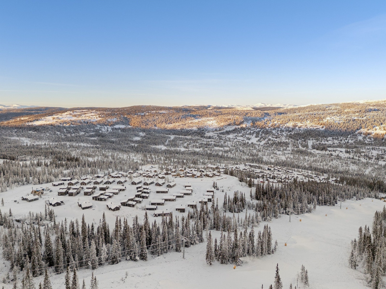 Langrennsløperen har tilgang til et løypenett på over 480 kilometer i nærområdet. Galleribilde
