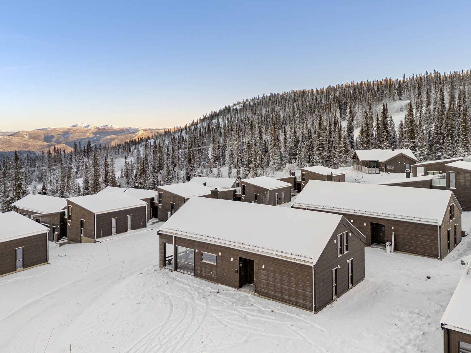 Beliggenheten på 847 meters høyde gir snøsikre vintre. Galleribilde