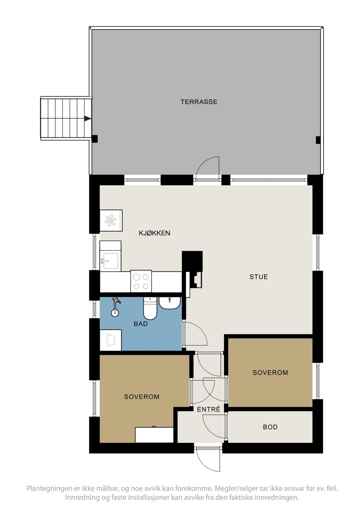 Plantegning Galleribilde