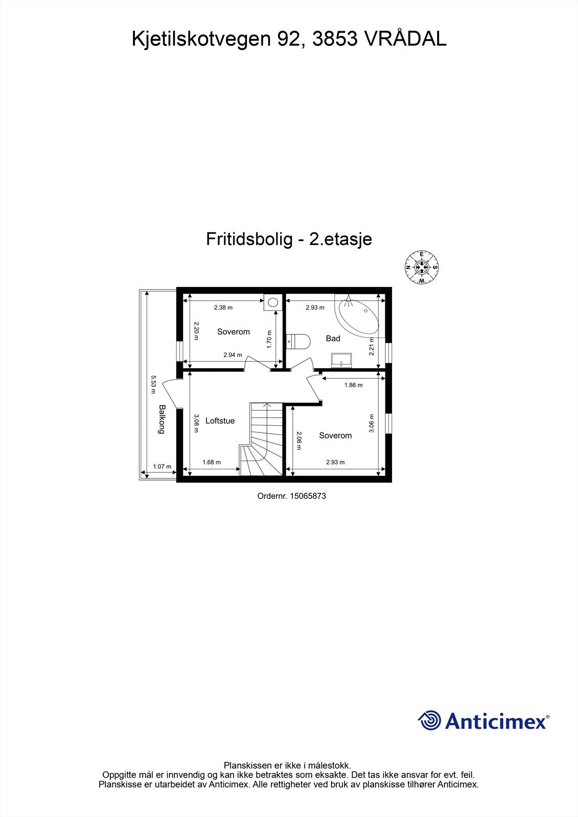 Plantegning 2.etasje Galleribilde