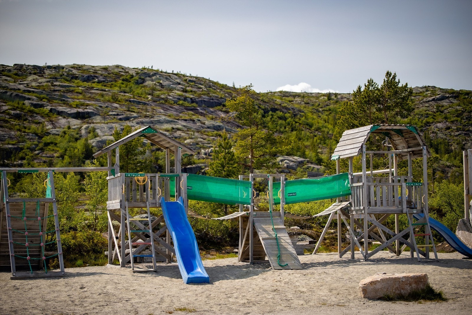Lekeplass på toppen av Vrådal Galleribilde