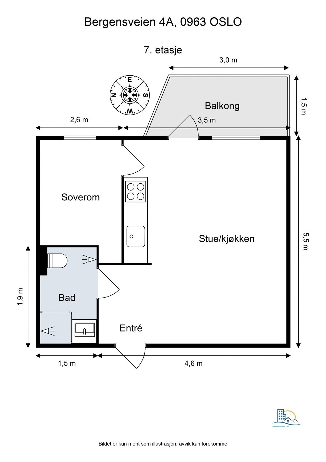 Plantegning Galleribilde