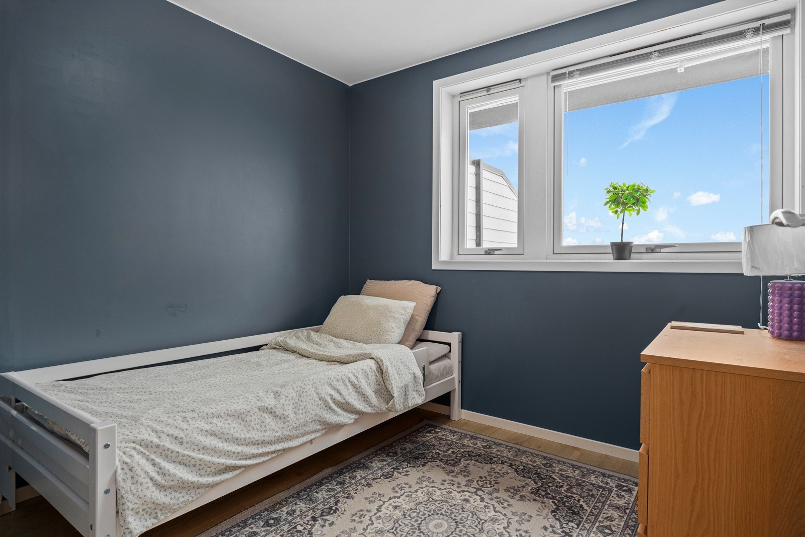 Boligen har i dag tre innredede soverom Galleribilde