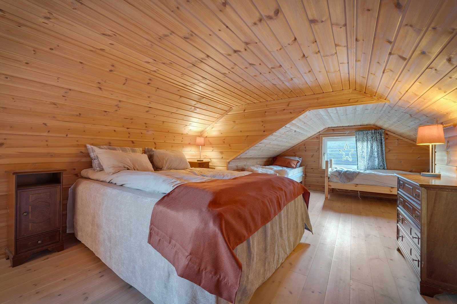 Det er etablert brannstige ut fra vindu. Galleribilde