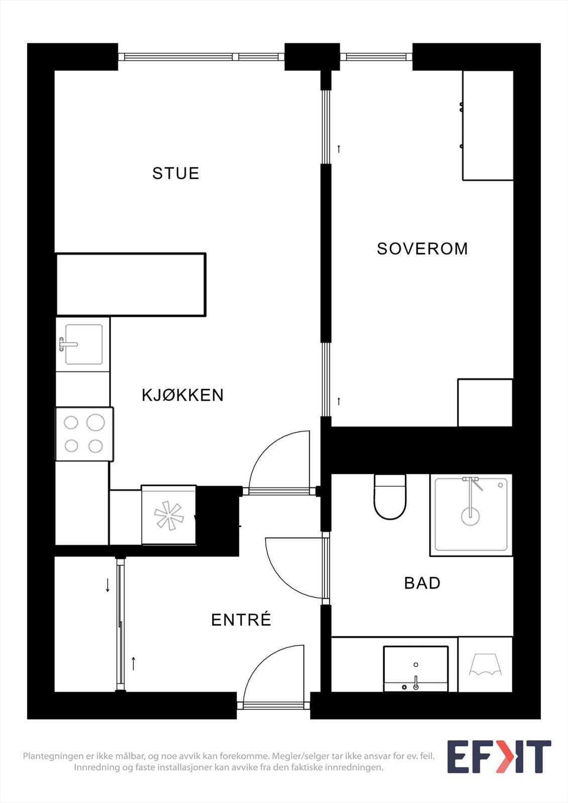 Plantegning Galleribilde