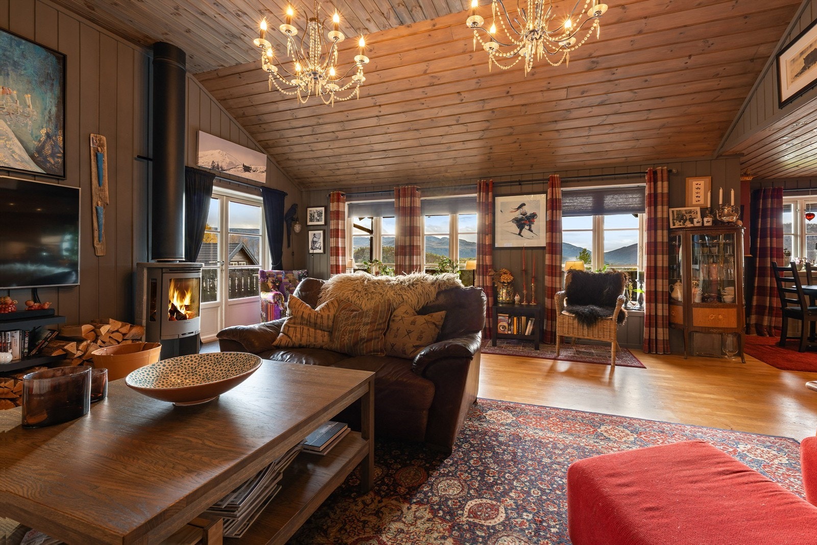 Stue med utsikt. Galleribilde