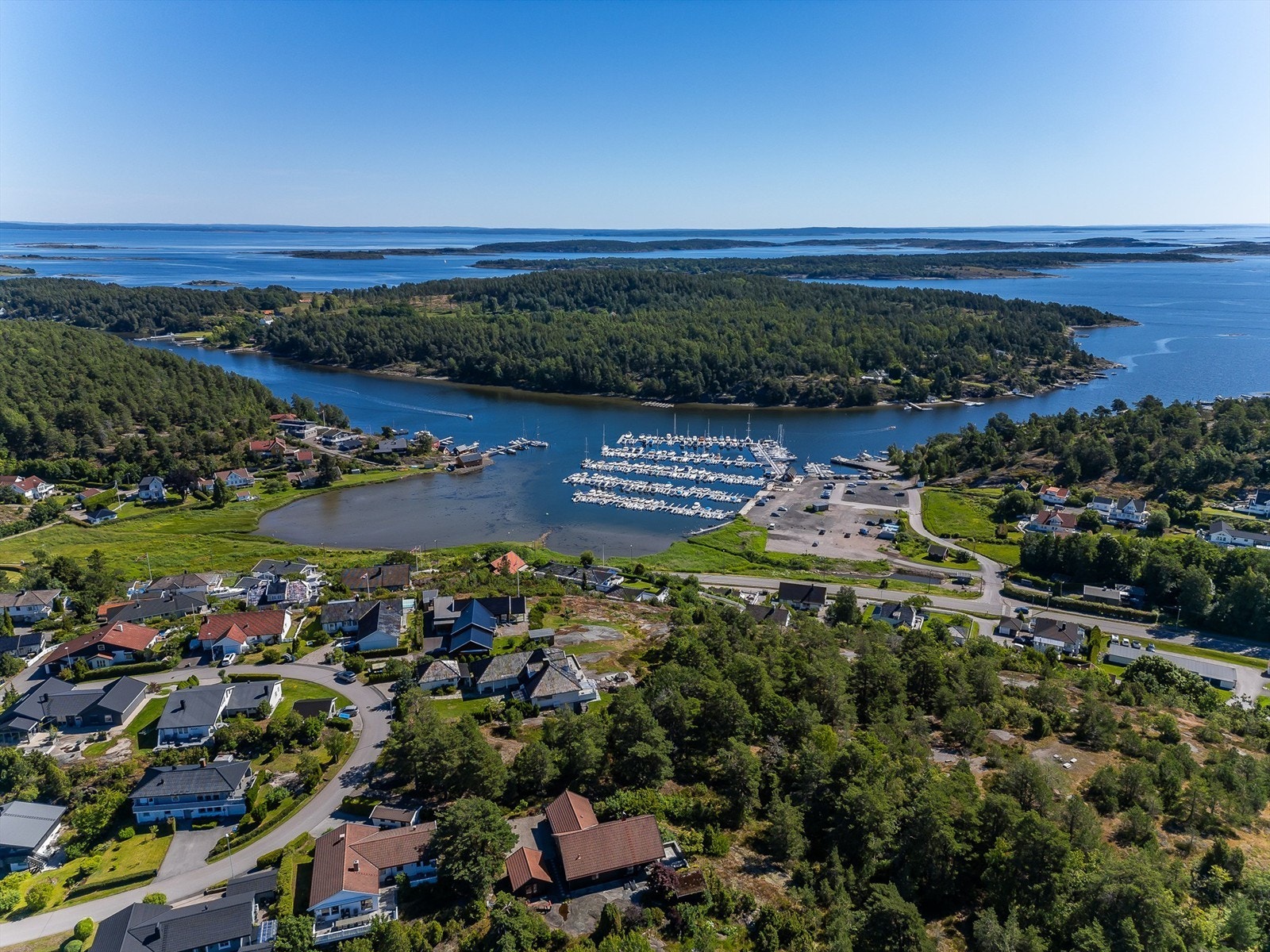 Oslofjorden i bakgrunn Galleribilde