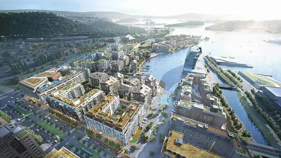 Områdebilde Bispevika Galleribilde