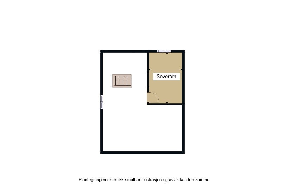 Plantegning 3.etasje/loft-stue Galleribilde