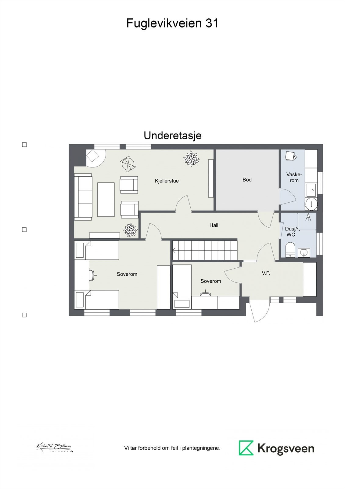 Fuglevikveien 31 - 2D - Underetasje - Letterhead Galleribilde