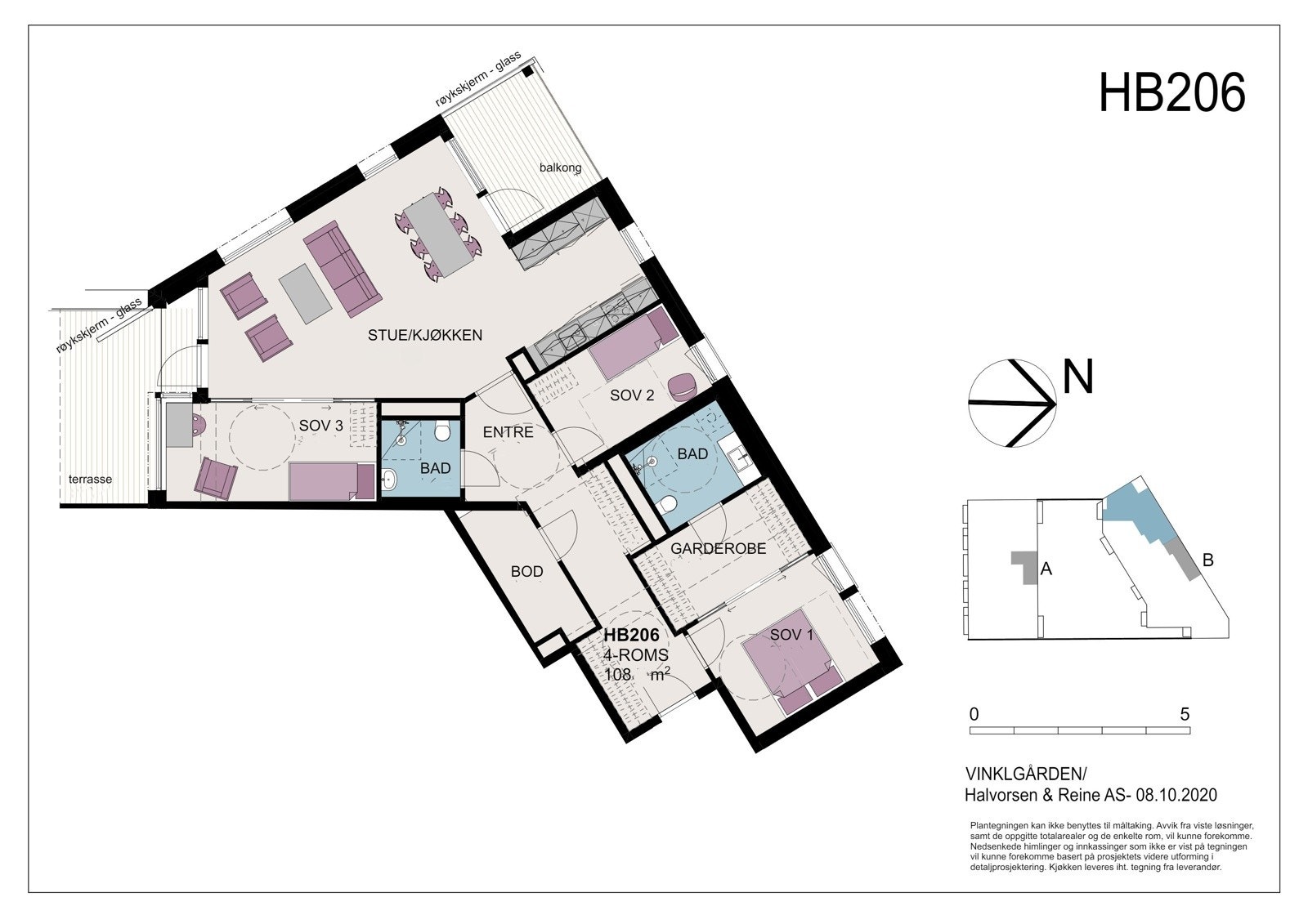 Planskisse Galleribilde