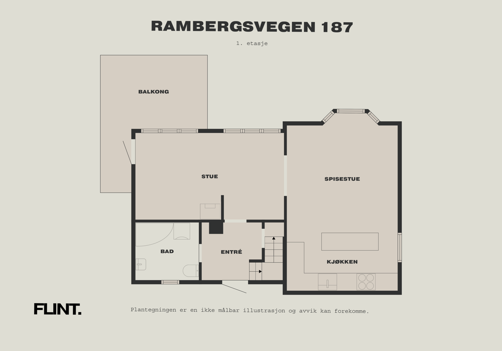 Plantegning 1. etasje. Galleribilde
