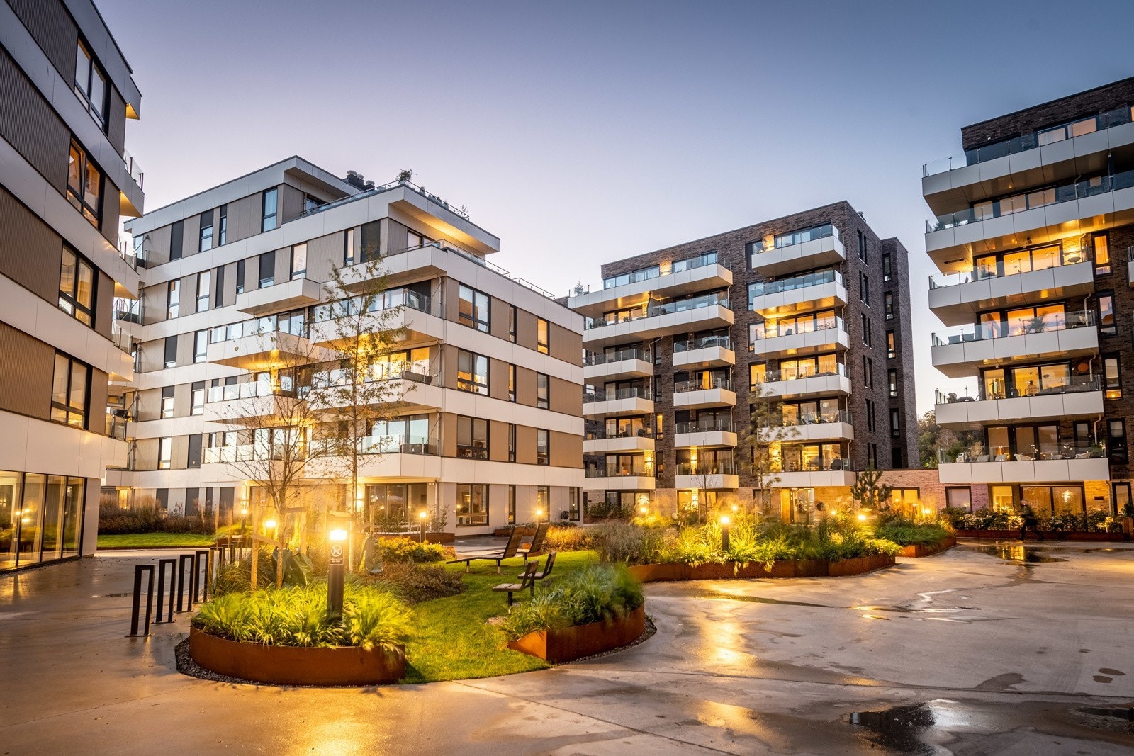 Veletablert og rolig boligområdet på Nye Kilen Brygge Galleribilde