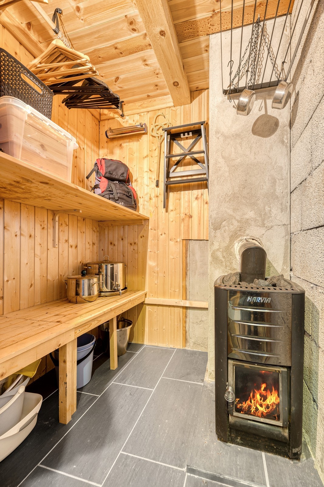 Badstue/Tørkerom - i hytta Galleribilde