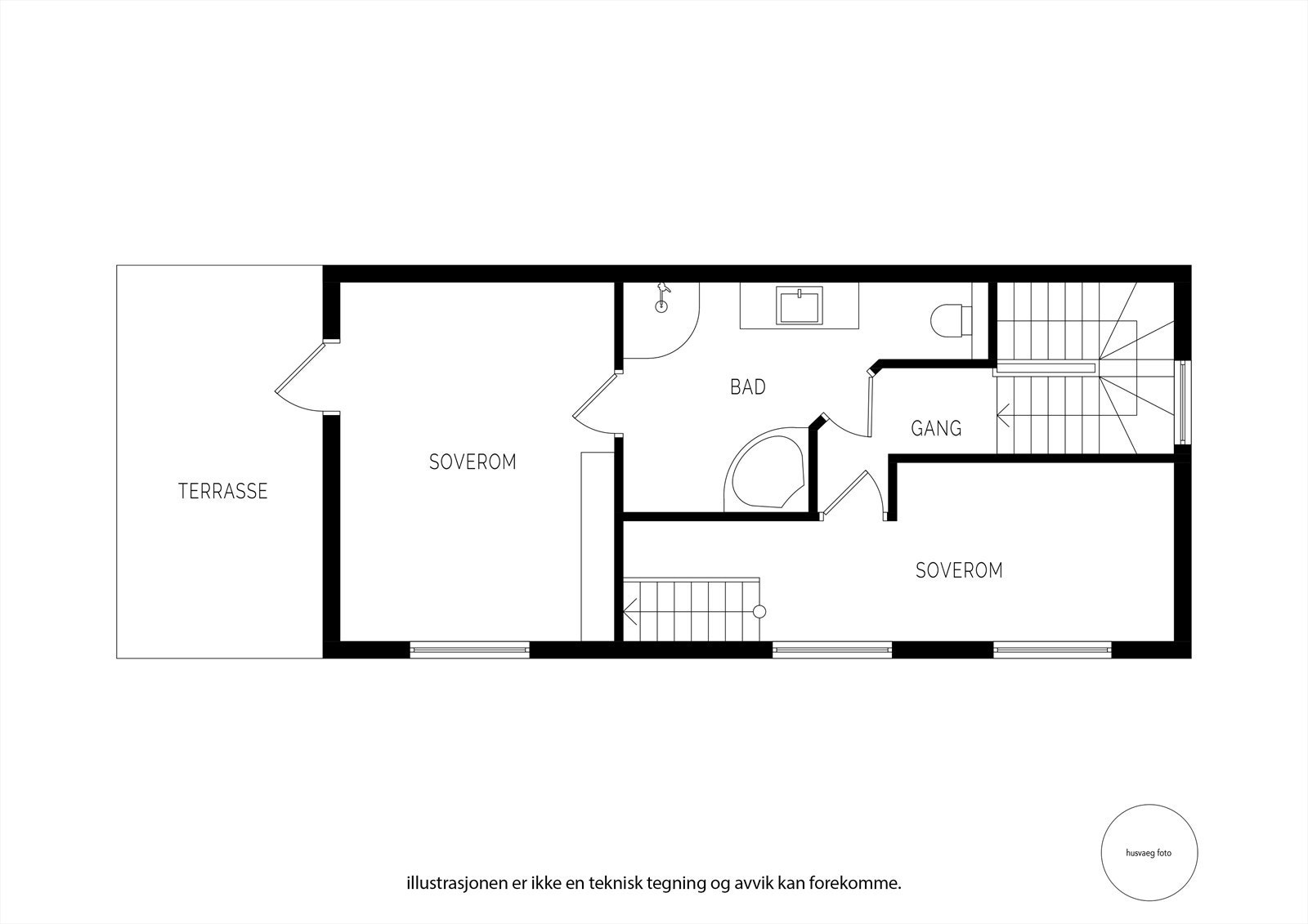 Plantegning 2. etg Galleribilde