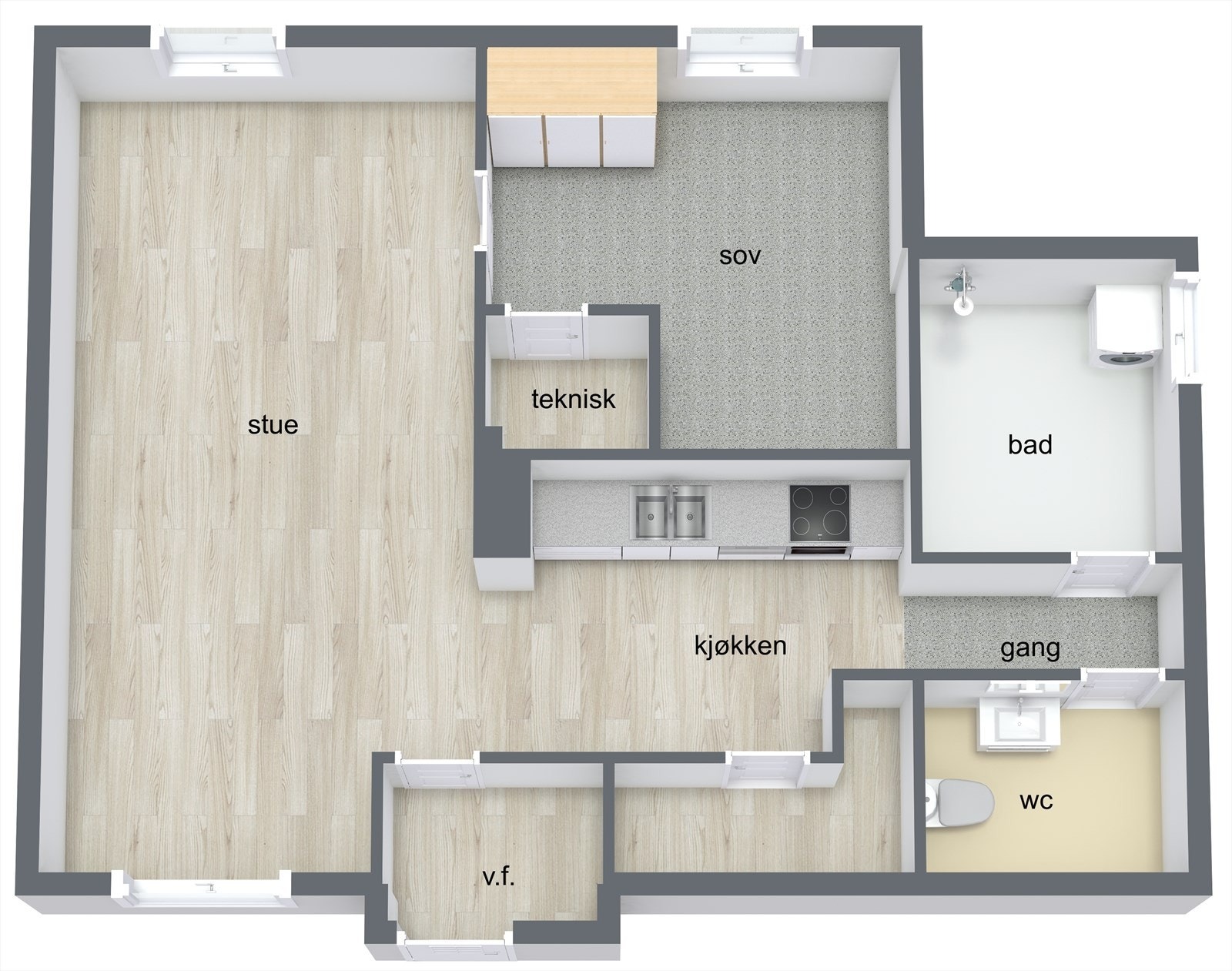 Utleiedel. Galleribilde