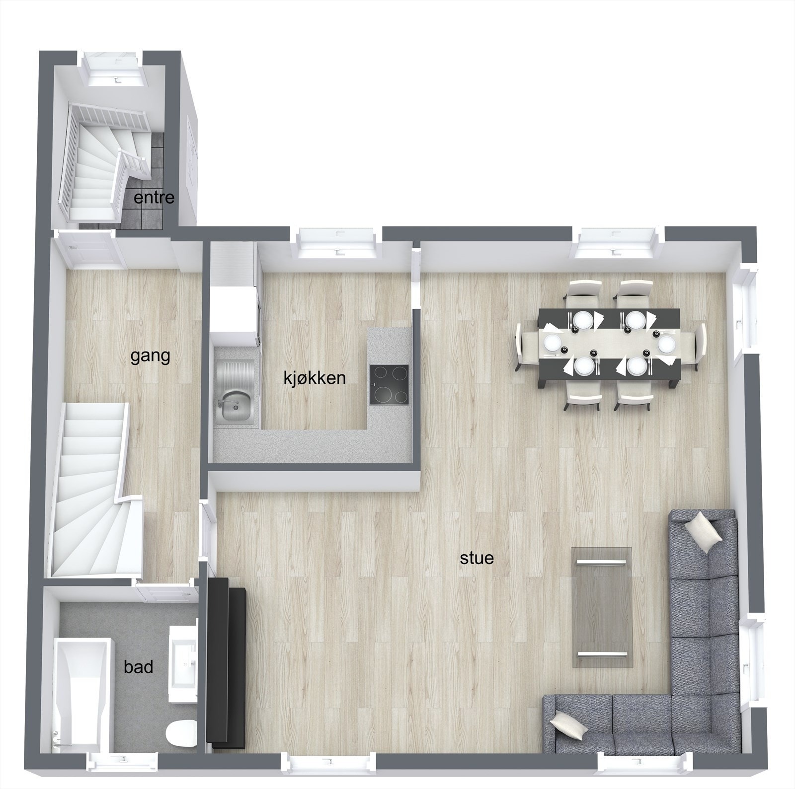 Første etasje. Galleribilde