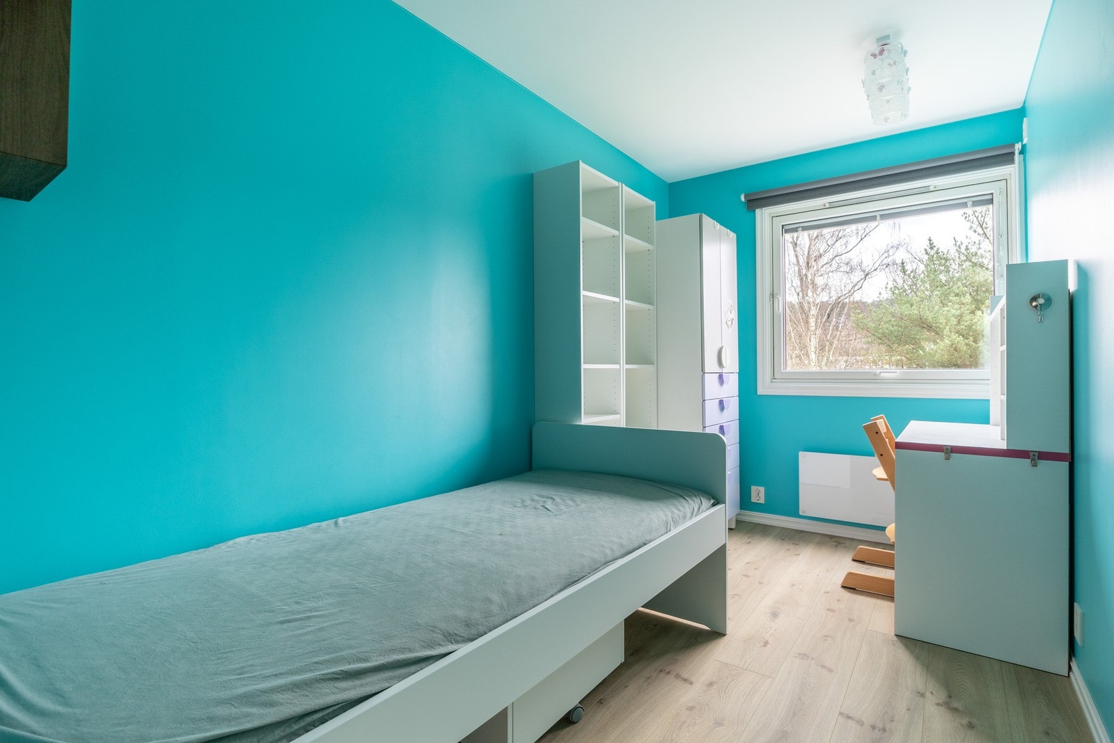 Soverom 2 egner seg utmerket som barnerom, gjesterom eller kontor. Galleribilde