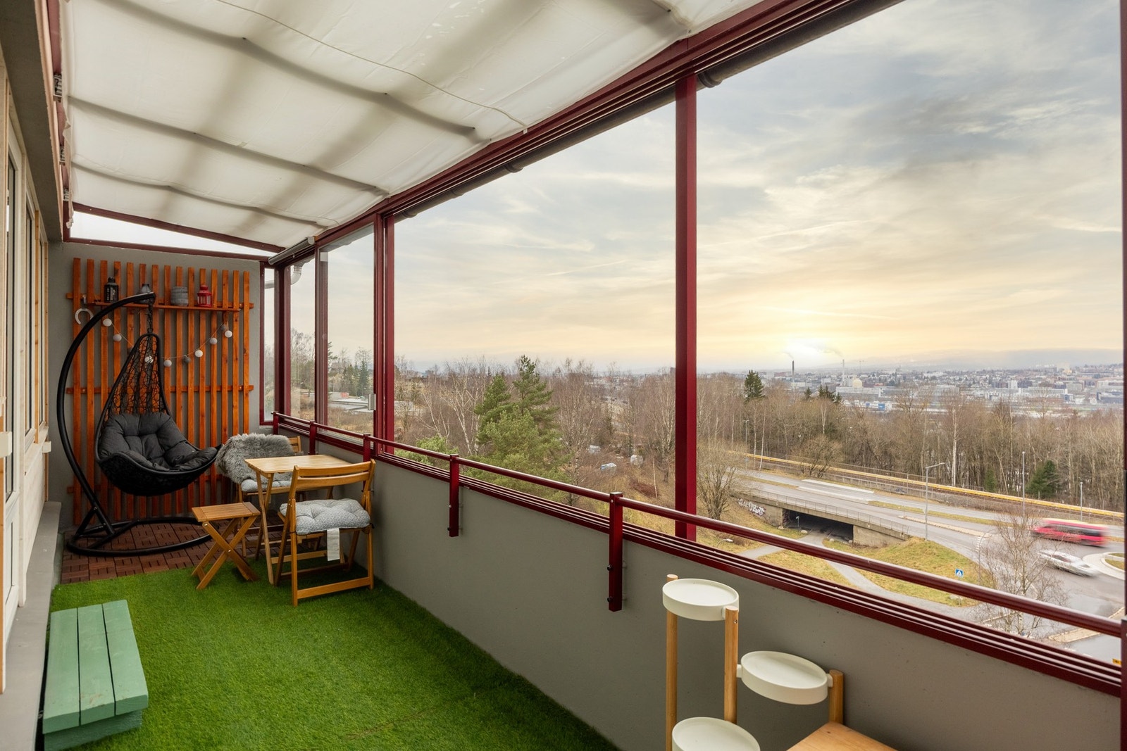 Leiligheten ligger i øverste etasje. Galleribilde