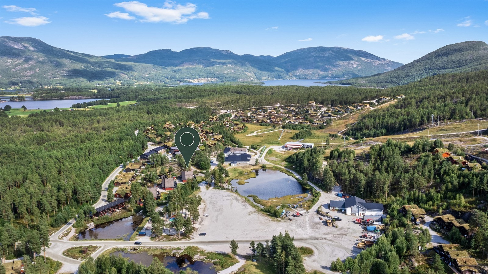 Hytten ligger sentralt til Galleribilde