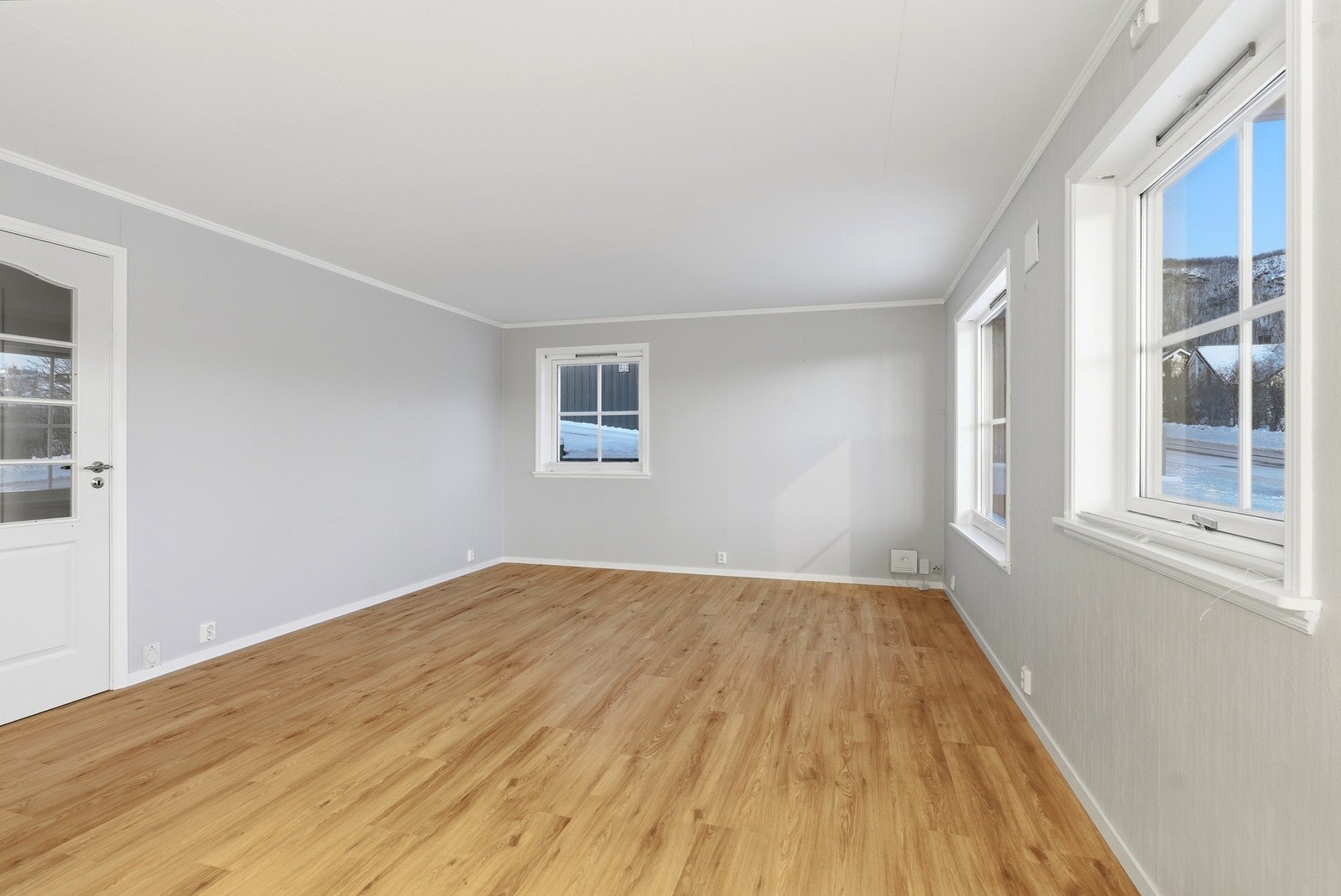 Dette, kombinert med de lyse overflatene sørger for en luftig atmosfære. Galleribilde