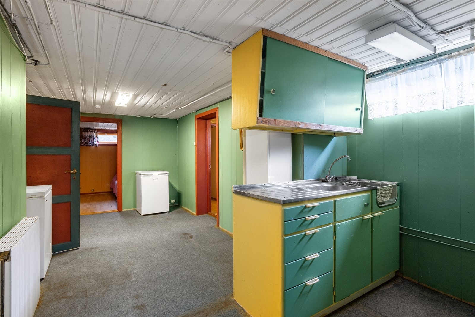 I kjelleren er det et råkjøkken. Galleribilde