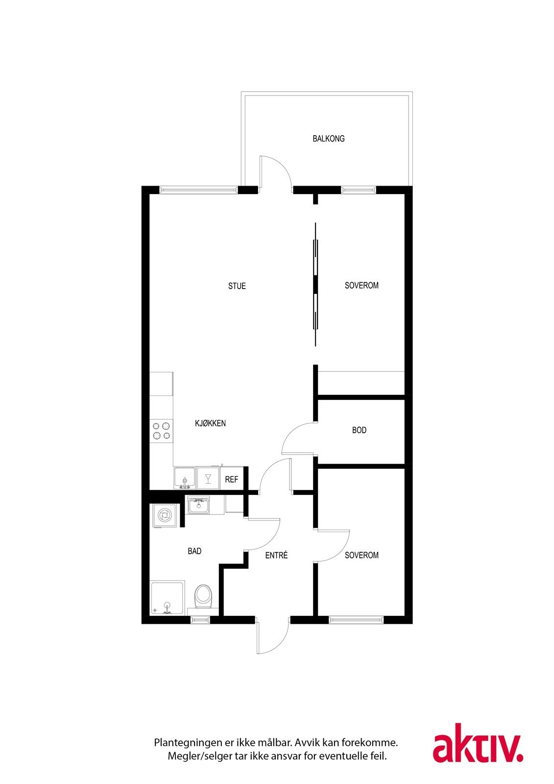 Plantegning Galleribilde