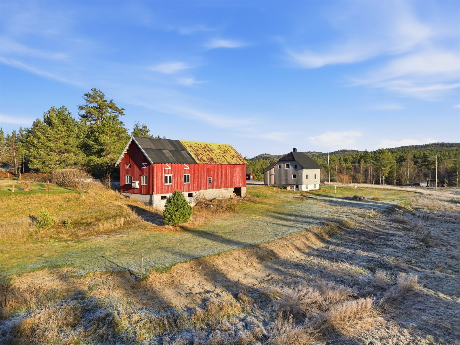 Stort og forholdsvis flatt tomteareal med muligheter. Galleribilde
