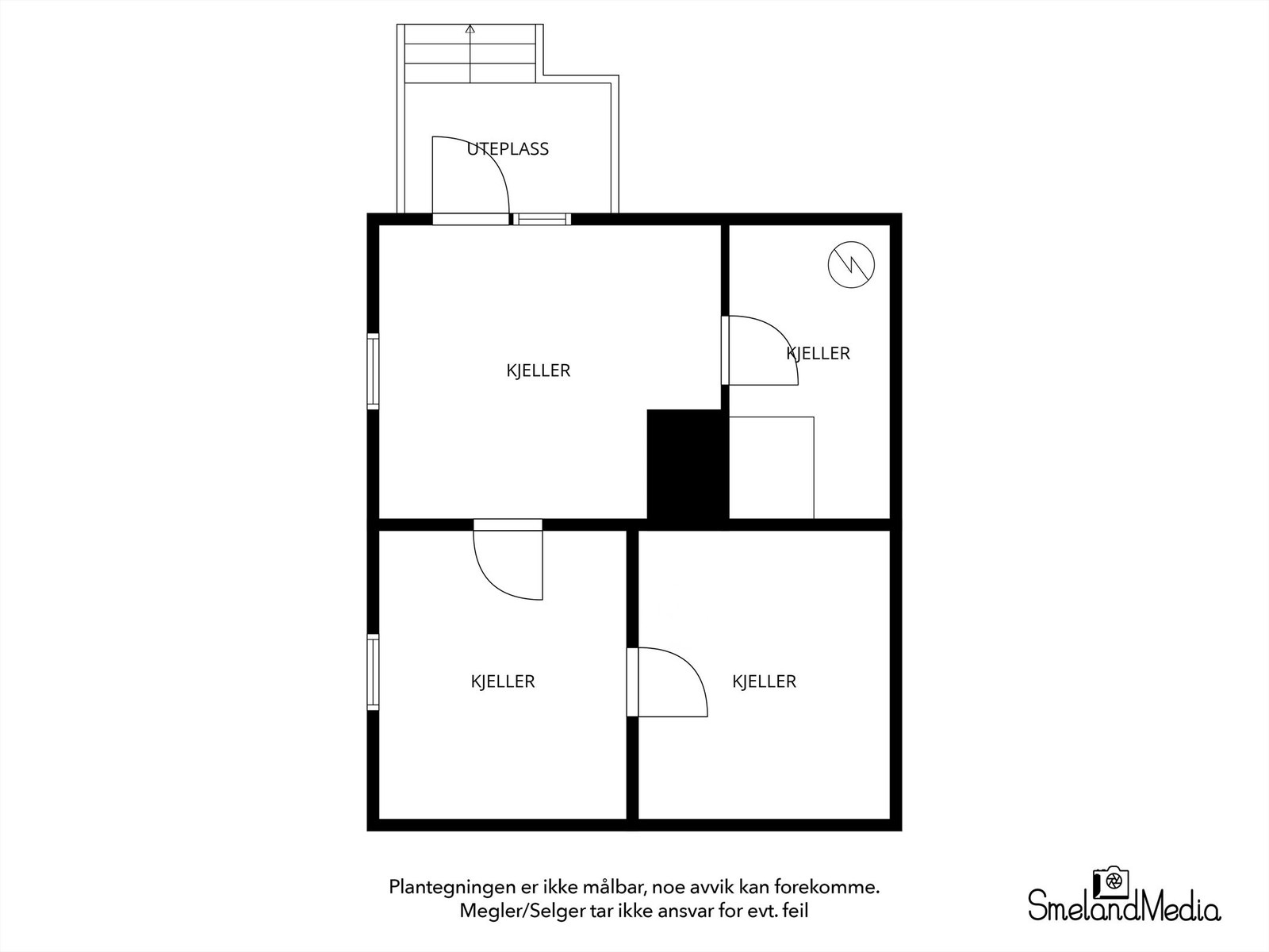 Plantegning kjeller Galleribilde