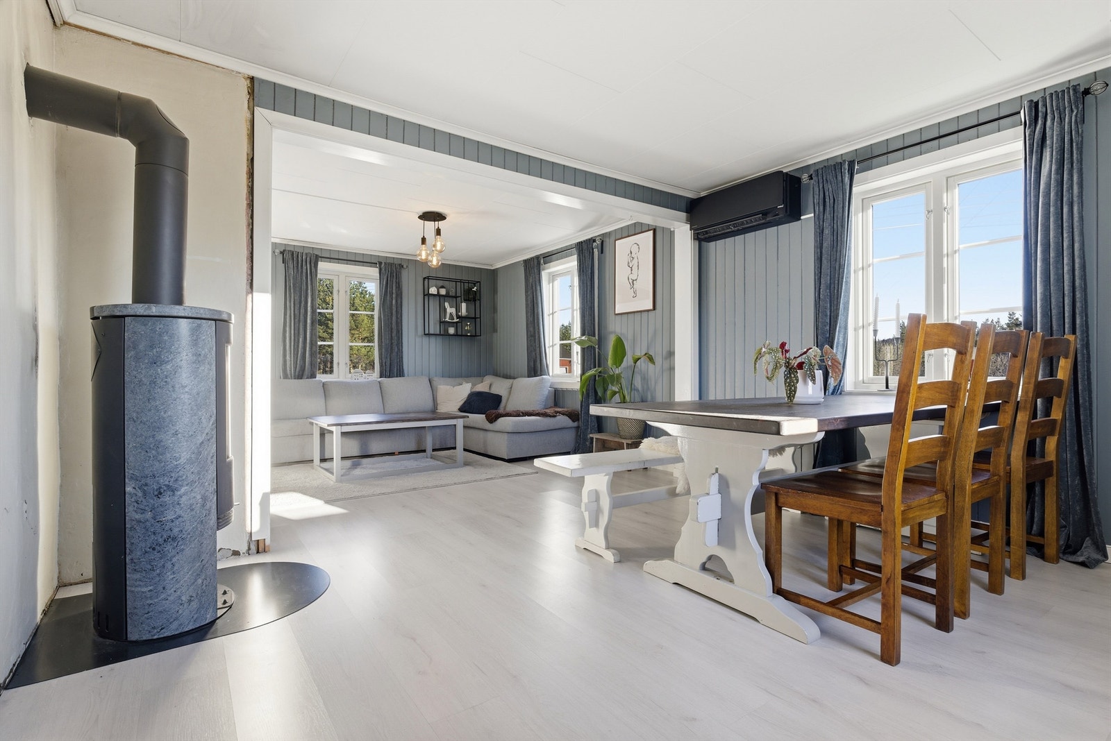 Varmepumpen ble installert i 2023. Galleribilde