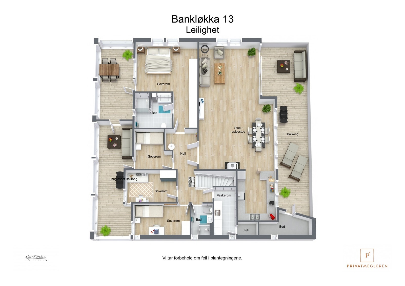 3 D plantegning Galleribilde