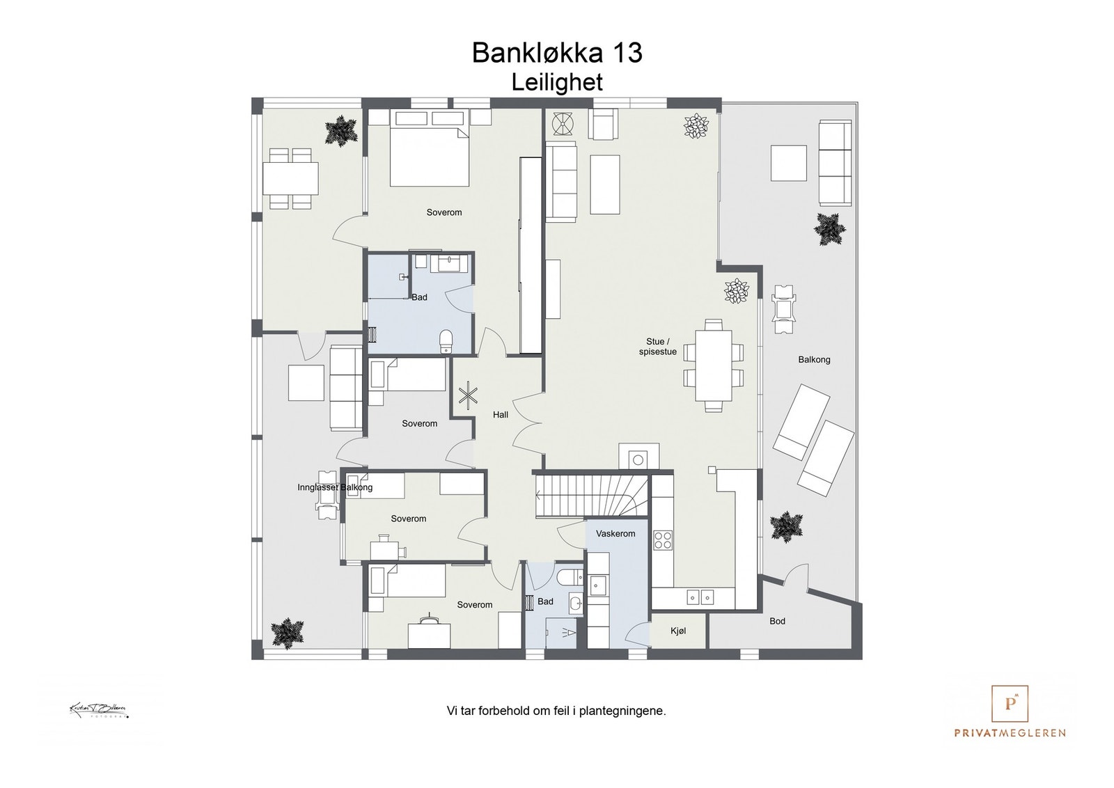 Plantegning Galleribilde