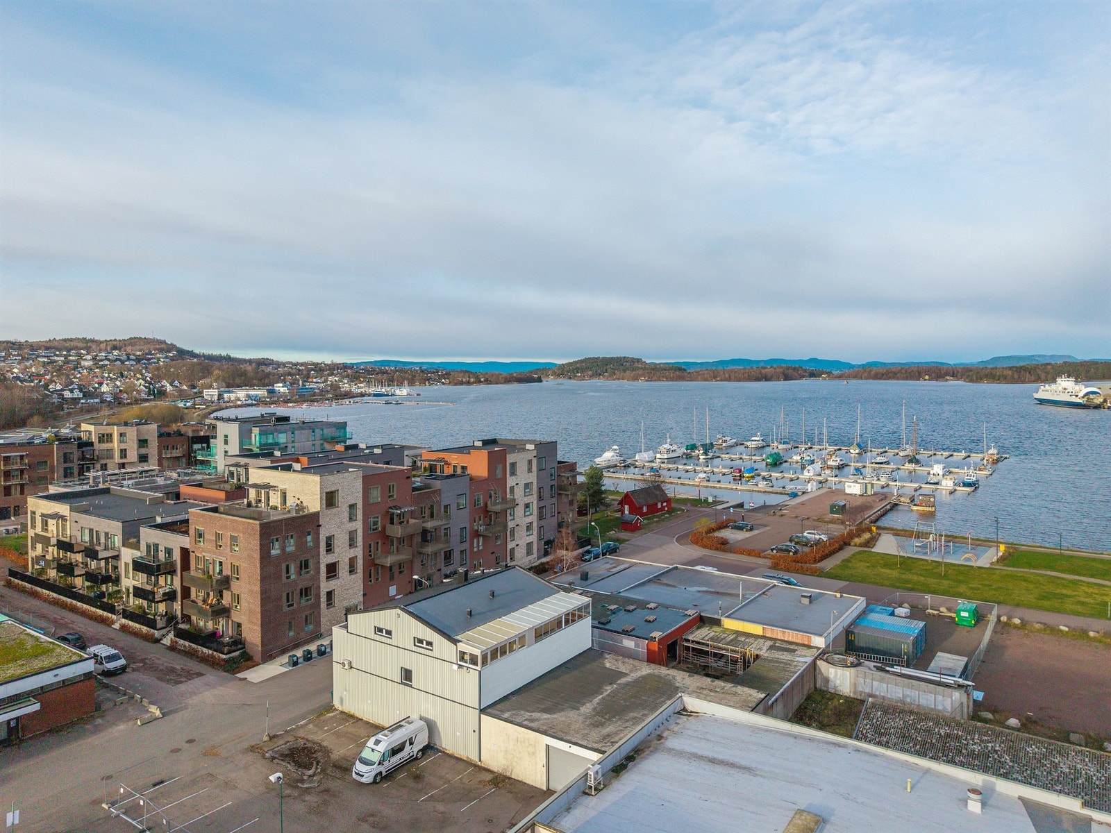 Bankløkka 13 ligger "midt i bildet" Galleribilde