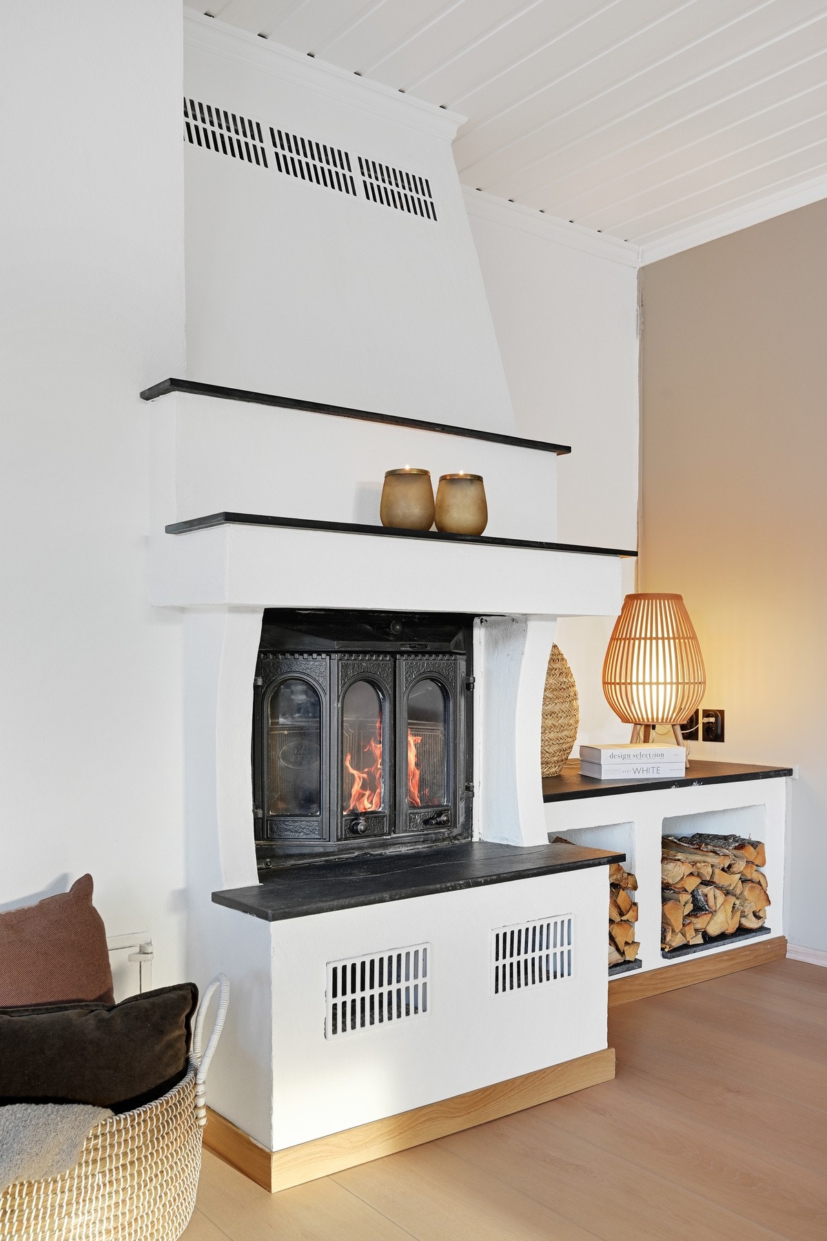 Ikke så mange leiligheter med muligheter for peiskos Galleribilde