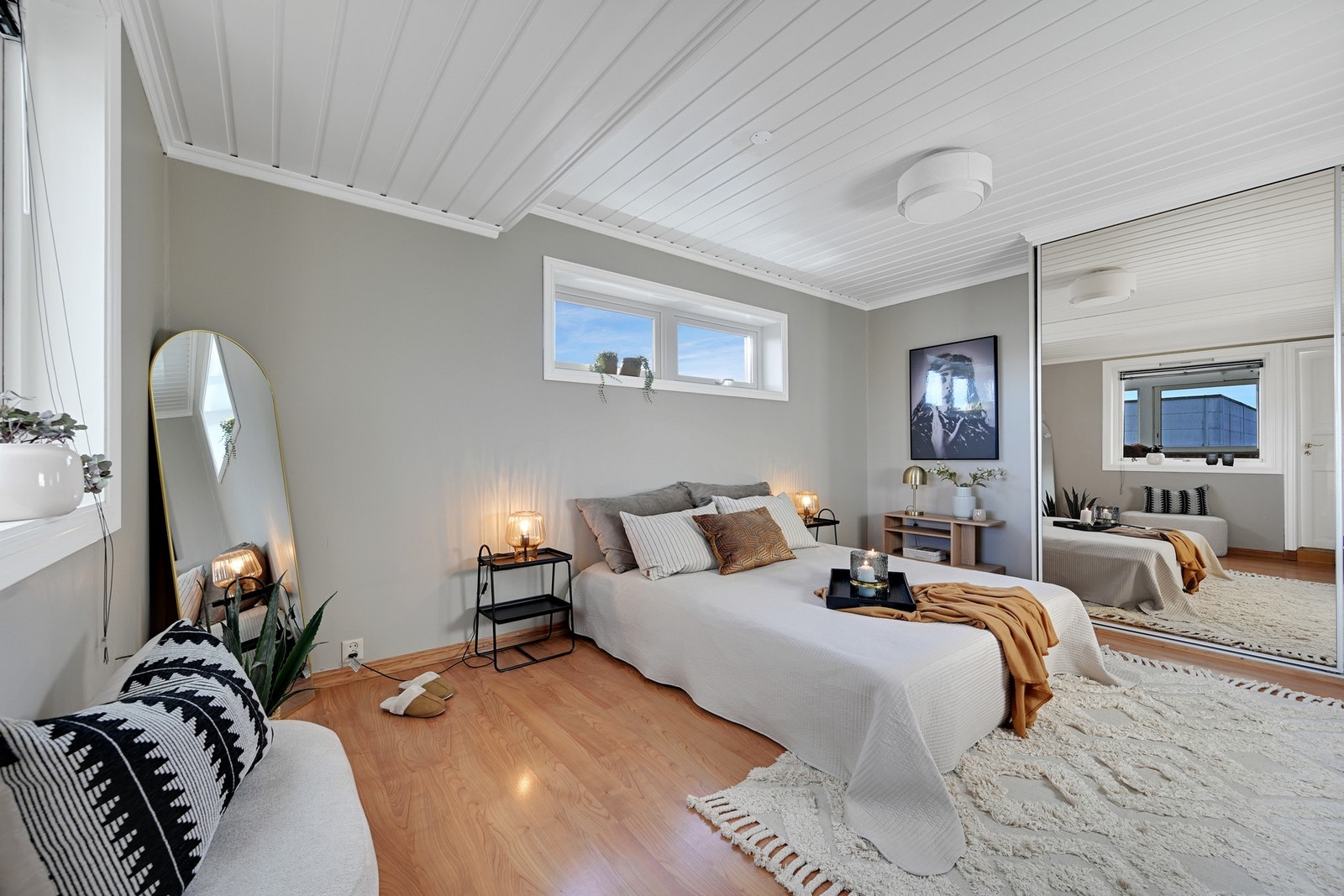 Masterbedroom med eget bad Galleribilde