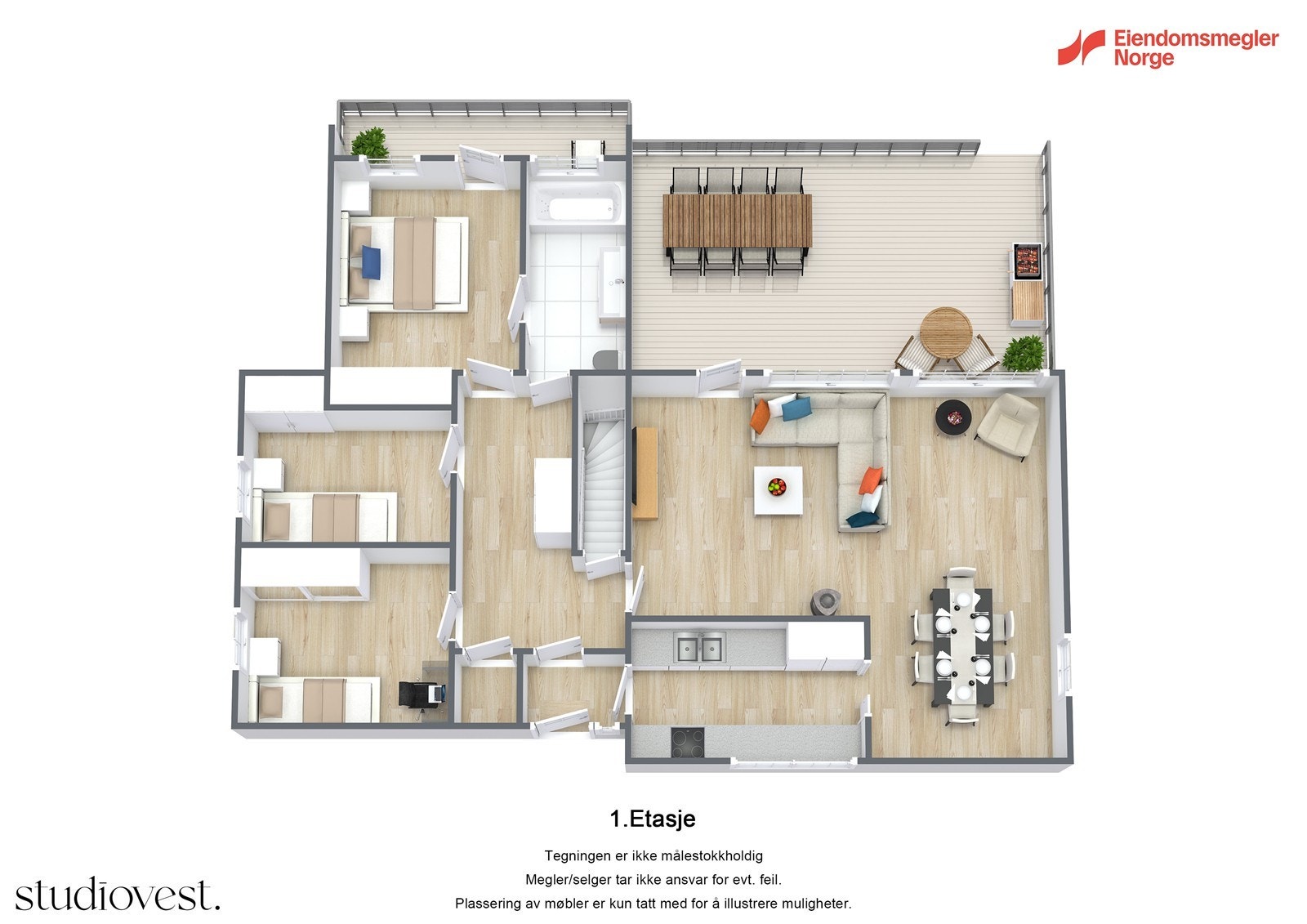 Planskisse h. etg. Galleribilde