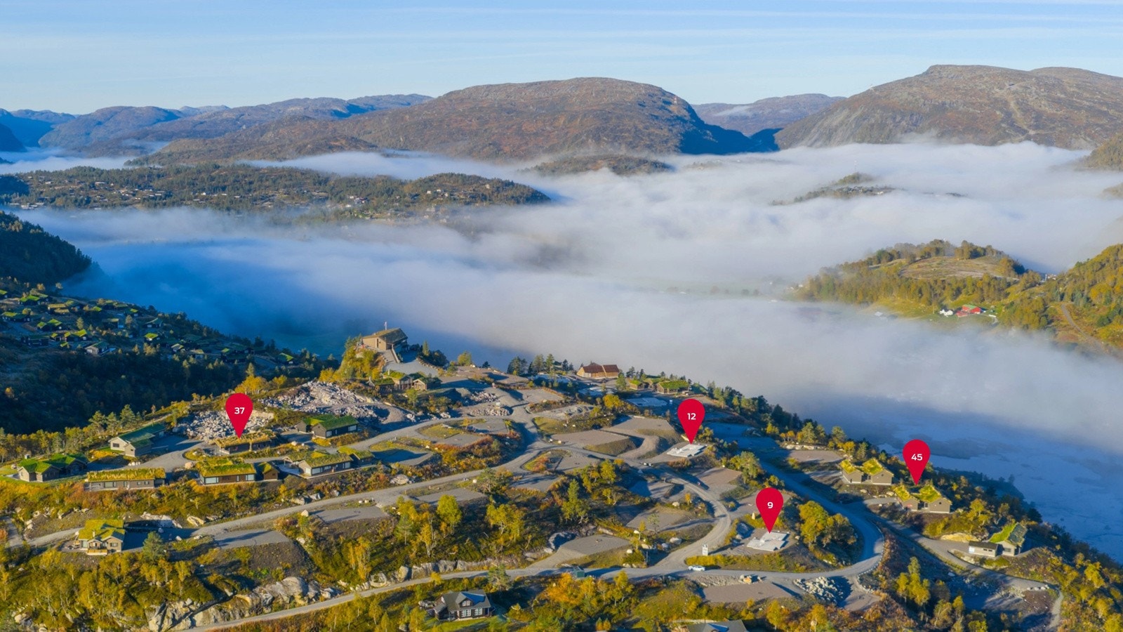 Oversiktsbilde tomter Galleribilde