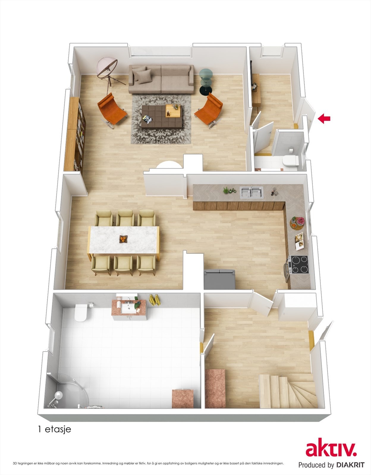 Hovedhus - 1 etasje Galleribilde