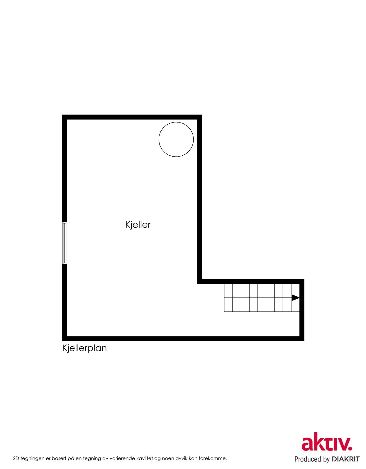 Hovedhus - Kjellerplan Galleribilde