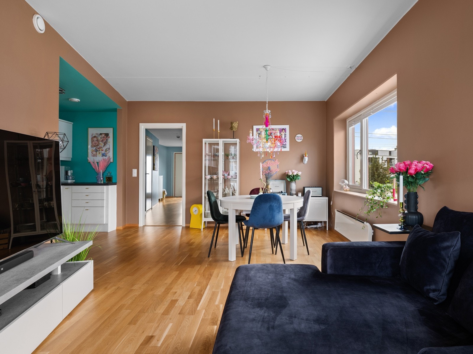 Her kan du enkelt skape en koselig sone for både avslapning og selskap. Galleribilde