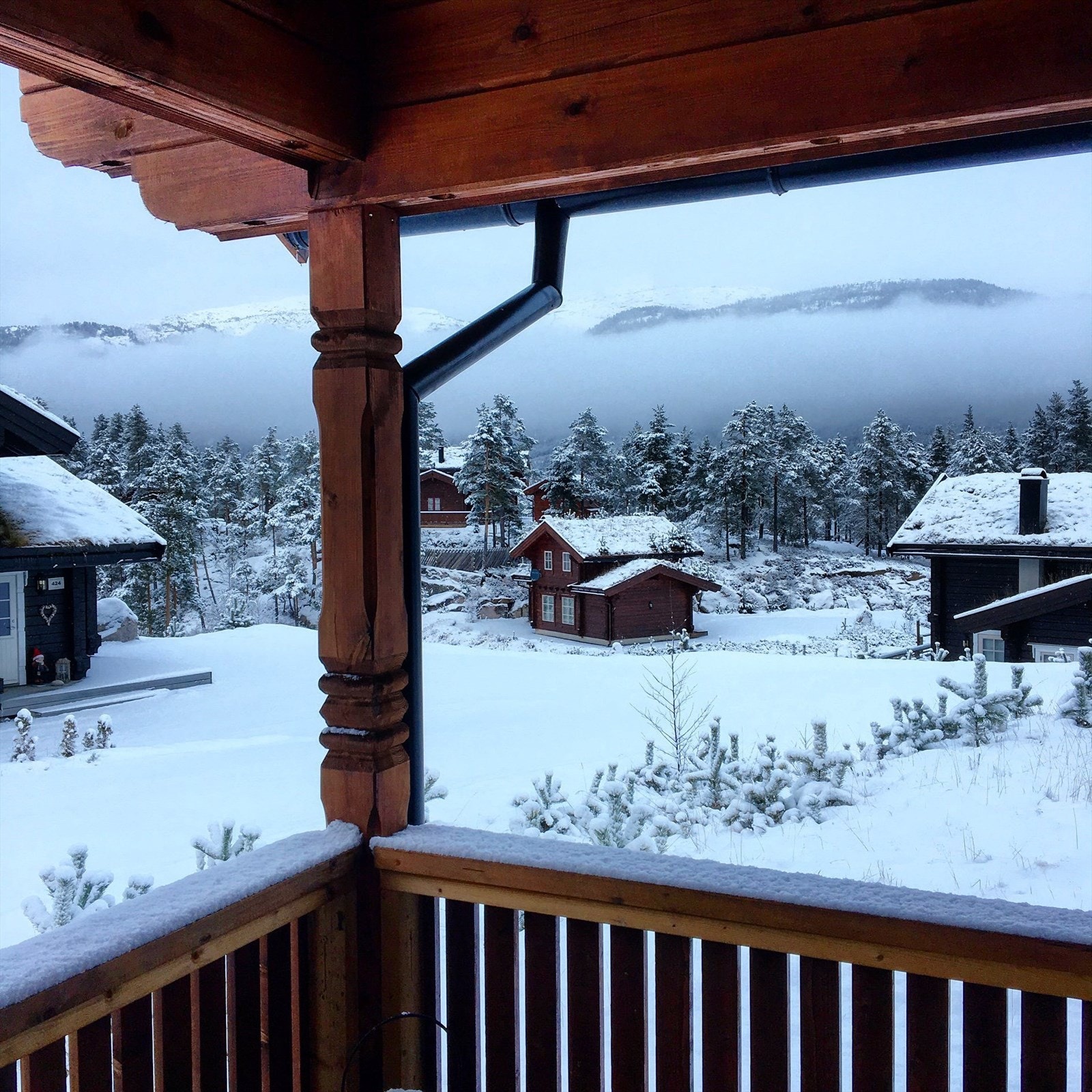 Selgers private bilder av magisk vinterstemning. Galleribilde