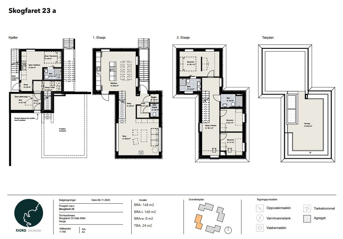Akritekttegninger - Som bygget Galleribilde